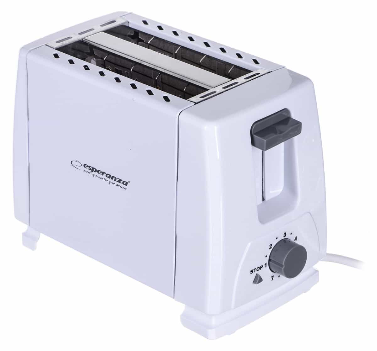 Esperanza Toaster Caprese EKT001 - White Toaster 600W 7
