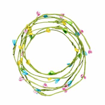 Colorful pussy willow on wire - ideal for spring decorations 2