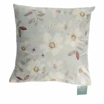 Velvet Petal Pillowcase 40x40 cm - floral pattern, muted colors 2