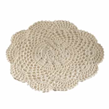 ESS Beige Lace Doily - Elegant table decoration 2
