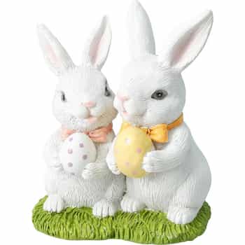 Easter Bunnies - Standing Decoration 12 cm - A charming addition to your home 2