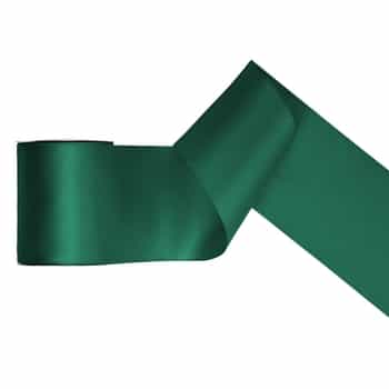 Green satin ribbon - ideal for decorations and gift wrapping 2