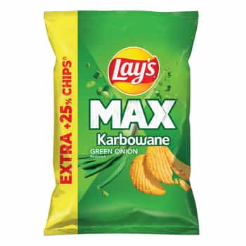 Lay's Max Karb Green Onion - Potato chips with green onion flavor 150g 2
