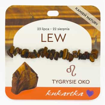 Zodiac Sign Bracelet Leo - Tiger Eye - Add sparkle to your style! 2