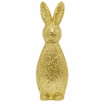 Golden Glitter Bunny - Easter Decoration 23 cm 2