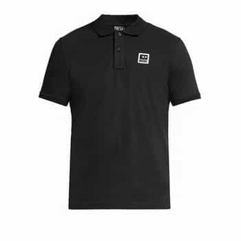 Diesel Men's Polo Shirt Black - Classic and Stylish 2