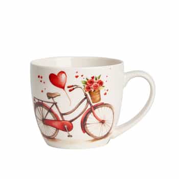 KUBEK ROWER DUO - Ceramic mug with bicycle design 460 ml 2