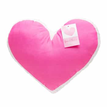 Heart-shaped pillow - pink home decoration 2