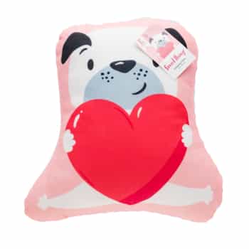 Pillow Dog with Heart - soft decoration for the room 2