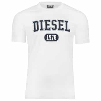 Diesel Men's T-Shirt White - Classic Cotton Tee 2