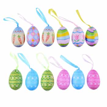 Easter eggs in a bag - Decorative Easter eggs 6 pieces 2
