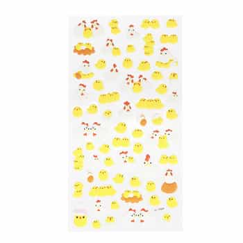 3D Chickens Stickers - Cute Easter decorations 2