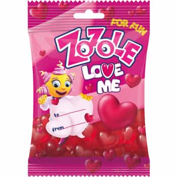 Zozole Jelly Hearts Love Me - Strawberry hearts 75g 2