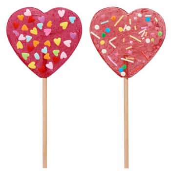 Becky's Strawberry Heart Lollipop 75g - sweet joy for everyone 2