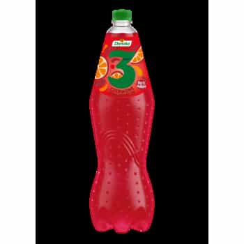 Zbyszko 3 Fruits Orange - Refreshing carbonated drink 1.75 l 2