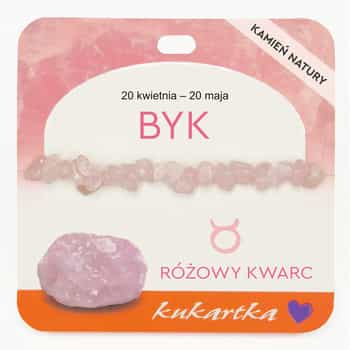 Taurus Zodiac Bracelet - Rose quartz for harmony and love 2