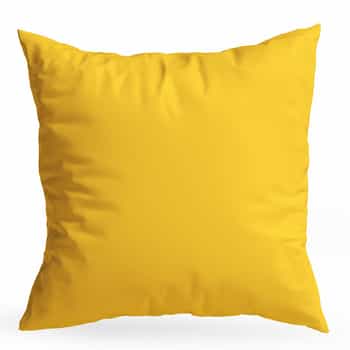Deco Pillowcase yellow 40x40 cm - perfect for living room 2