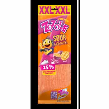 Zozo Spaghetti Gummies Orange Blackcurrant - Sweet Snack 150 g 2