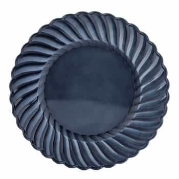 Relied Table mat 33 cm blue with relief - ideal table decoration 2