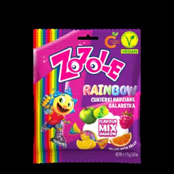 Zozole Rainbow - Hard candies with fruit jelly 75g - perfect for a sweet snack 3