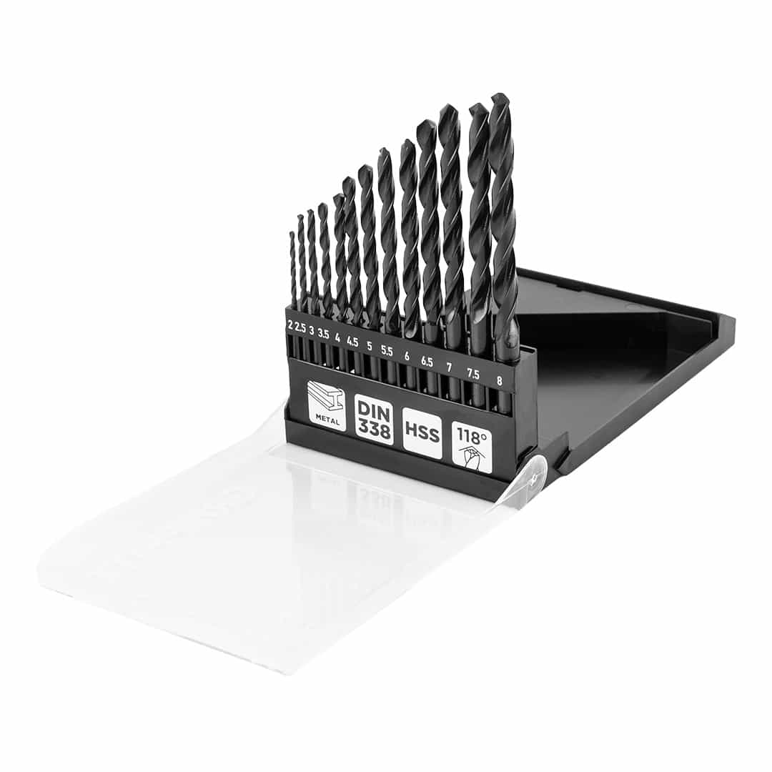 GRAPHITE HSS Metal Drill Bits - Set of 13 (2-8 mm) 2