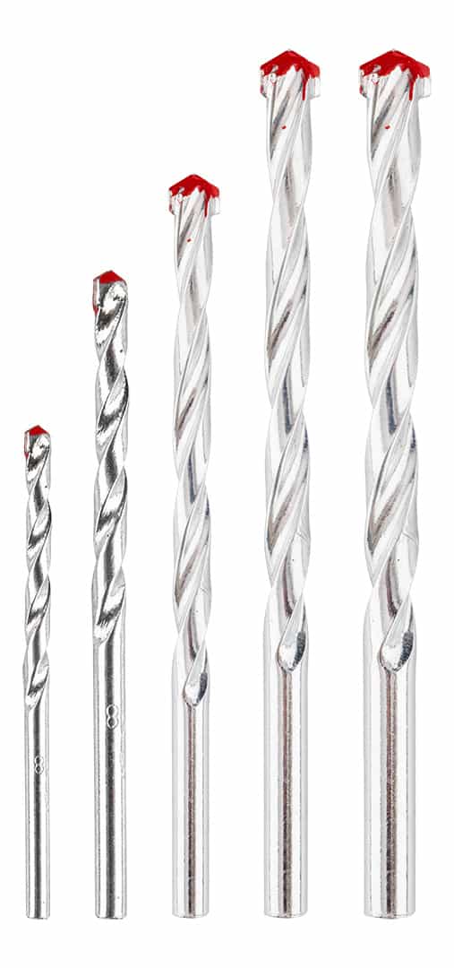 GRAPHITE Concrete drill bit set 3-10 mm 8 pieces 6