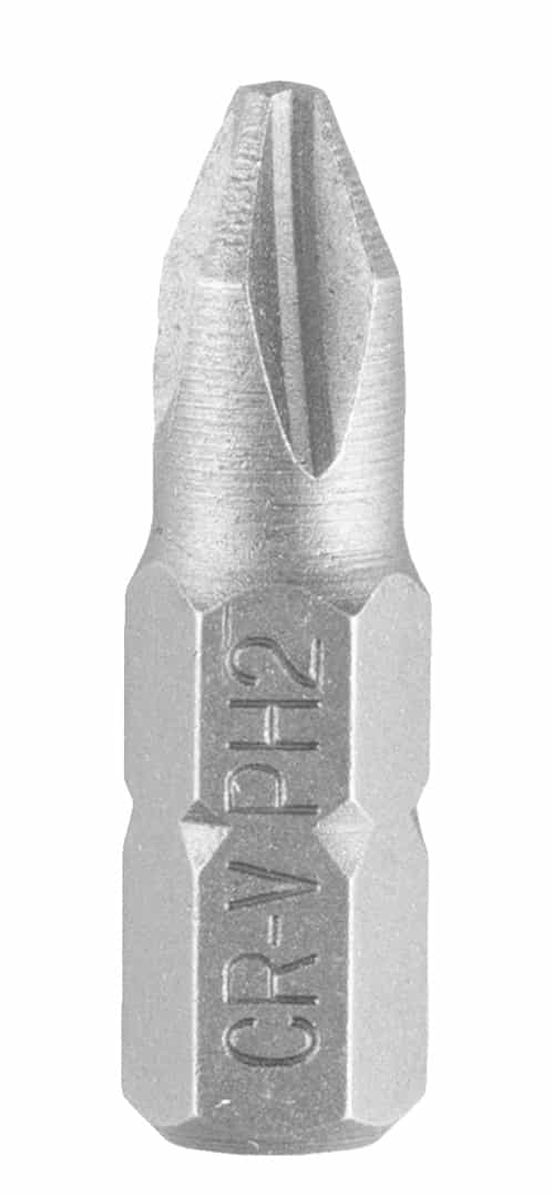 GRAPHITE PH2 Bits x 25 mm - 3 Pieces Set for Screwdriver 3