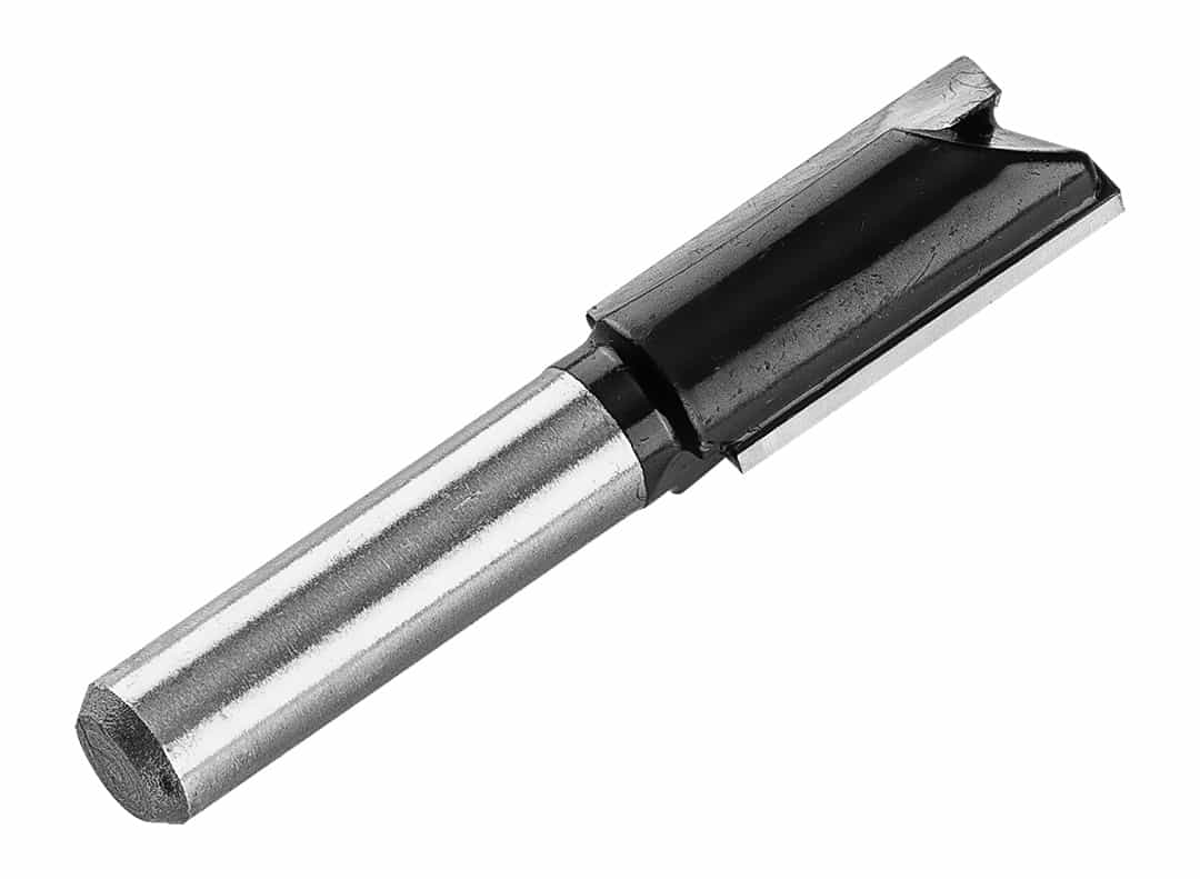 GRAPHITE Wood cutter straight, double-edged, carbide, 12 x 25 mm, shank 8 mm 5