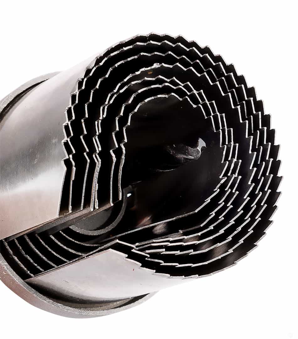 GRAPHITE Hole saws for wood 26-63 mm - 7-piece set for precise work 7