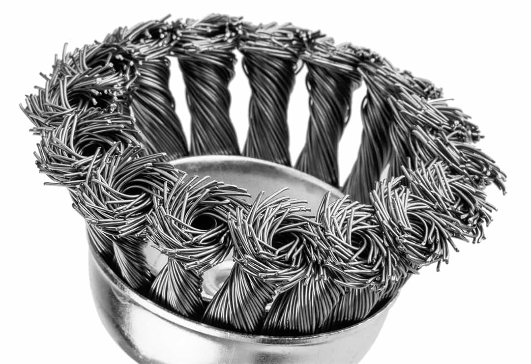 GRAPHITE 75 mm end brush for drill 6