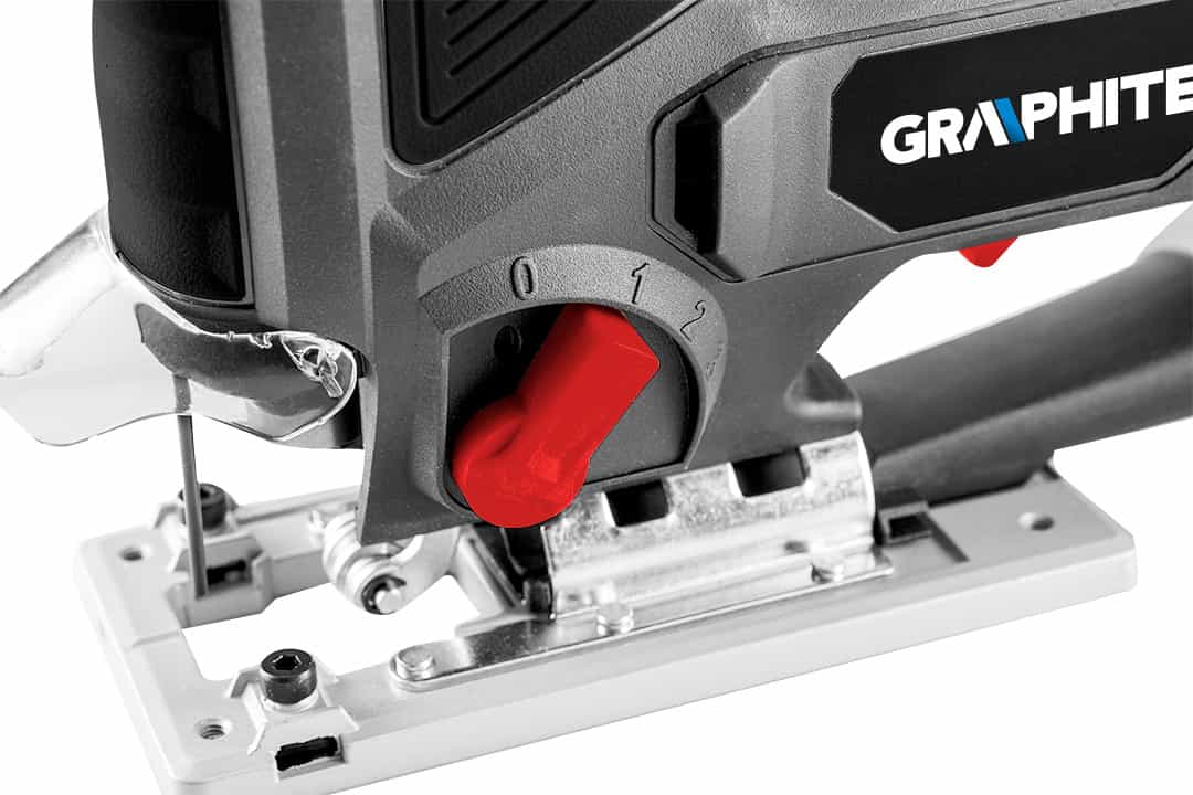 GRAPHITE 600W Jigsaw - precise cutting with stroke adjustment 9