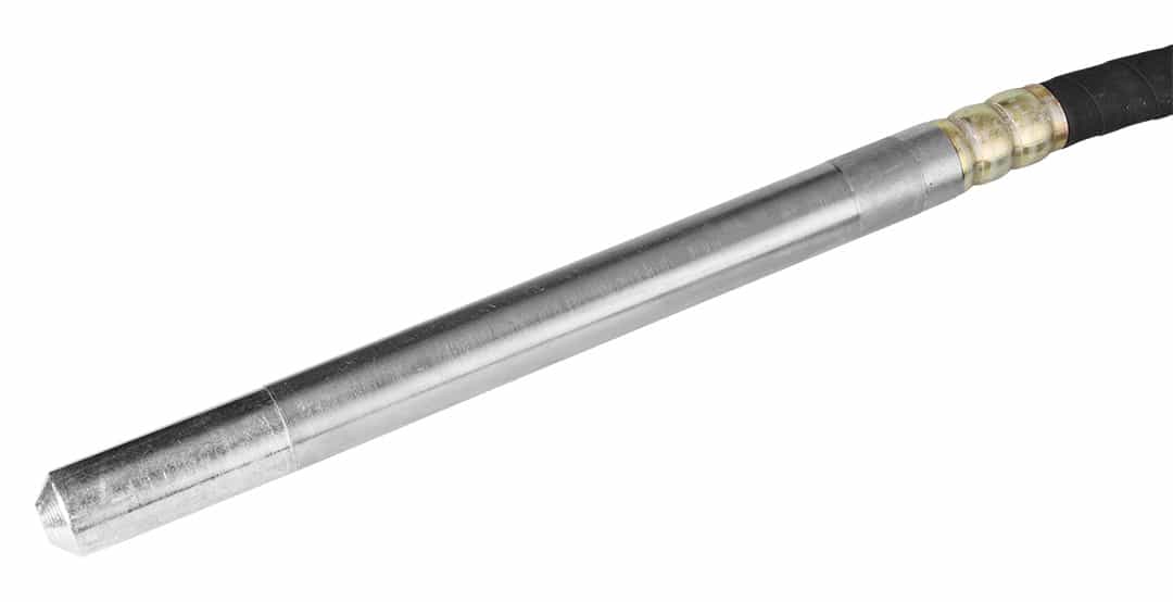 GRAPHITE Concrete vibrator 1100W with 3m poker - solid foundations 8