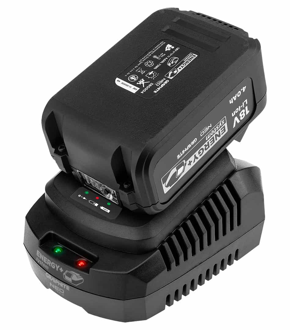 GRAPHITE Energy+ Set: 4 Ah BOOST UP battery with charger 4