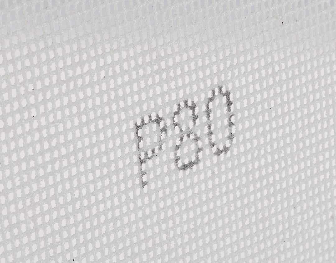 GRAPHITE Abrasive mesh white 115 x 280 mm, P80 - for wood and metal 6
