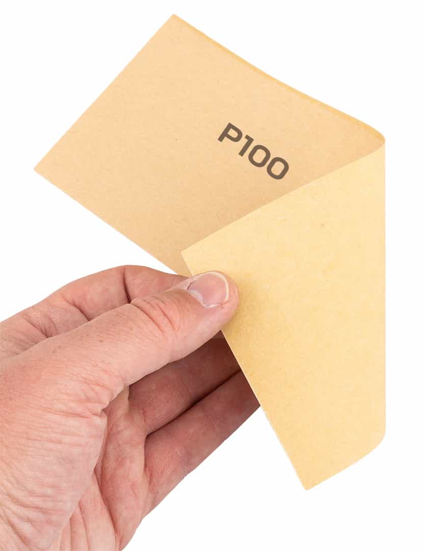 GRAPHITE Sandpapers 93 x 230 mm, P100, 5 pieces - ideal for sanding 4