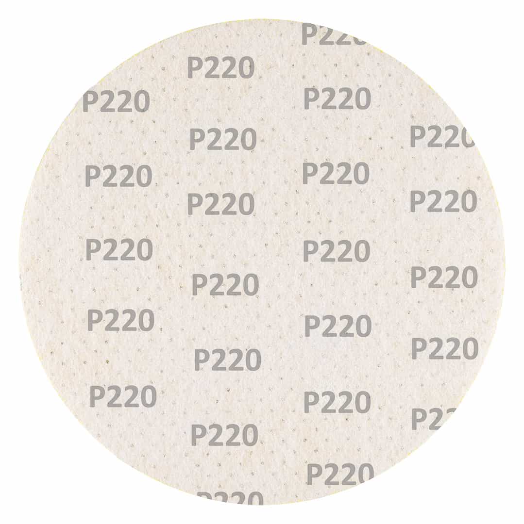 GRAPHITE Abrasive sanding discs perforated with velcro 225 mm P220 5 pieces - ideal for sanding 7