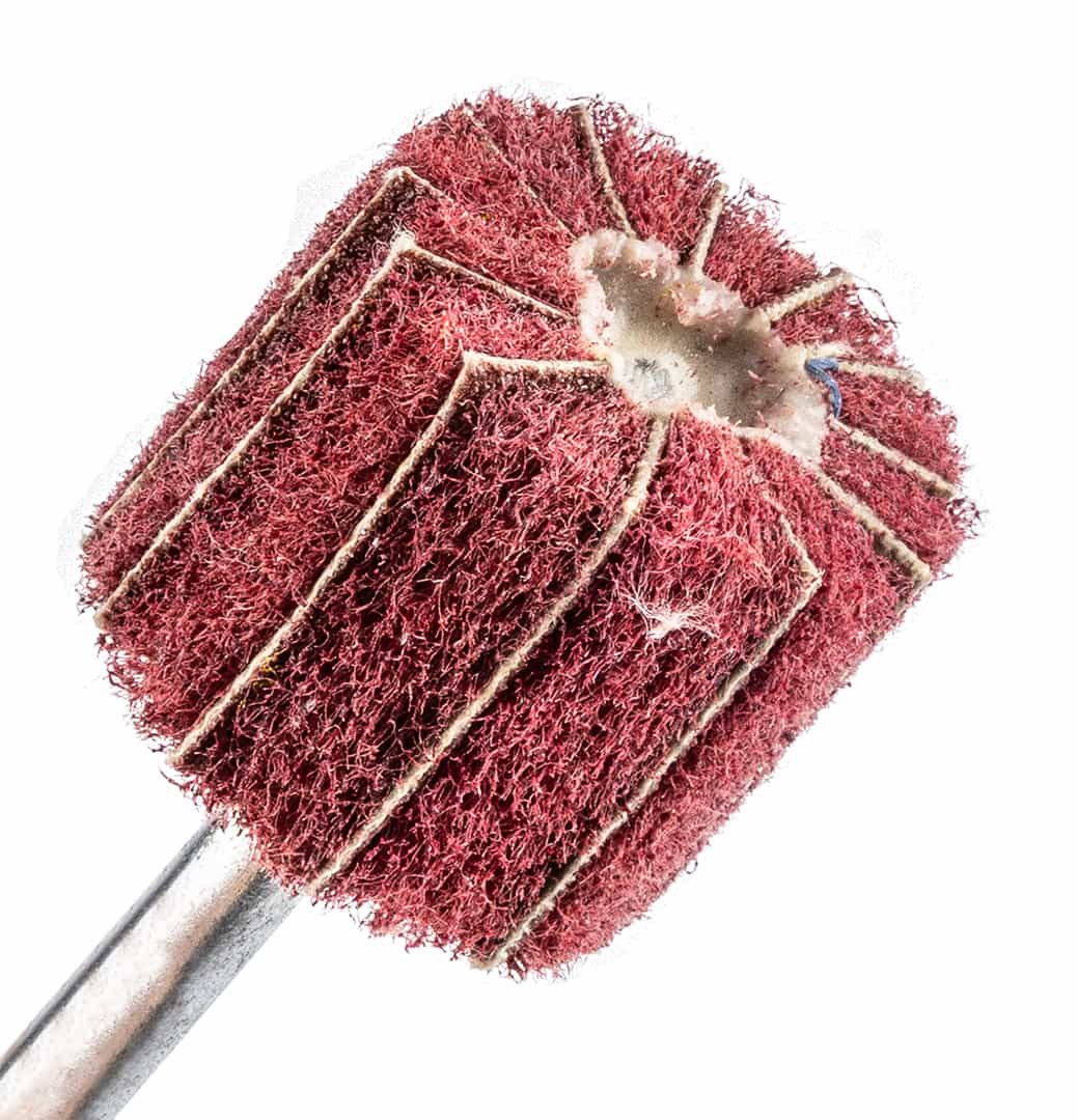 GRAPHITE Flap wheel with abrasive fleece, shank 30 x 25 x 6 mm, grit P120 7