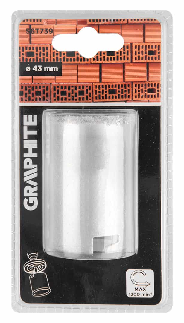 GRAPHITE Tungsten hole saw 43 mm - a reliable tool for your workshop 10