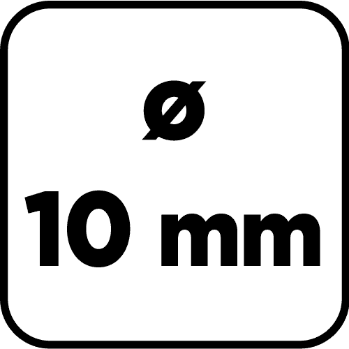 GRAPHITE Diamond core drill bit 10 mm for tiles and ceramics 5