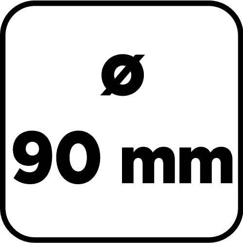 GRAPHITE Mounting plate for tungsten hole saws 33-73 mm - reliable mounting 10