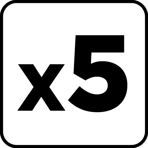 GRAPHITE Sanding papers with Velcro 93 x 185 mm, P100, 5 pieces 9