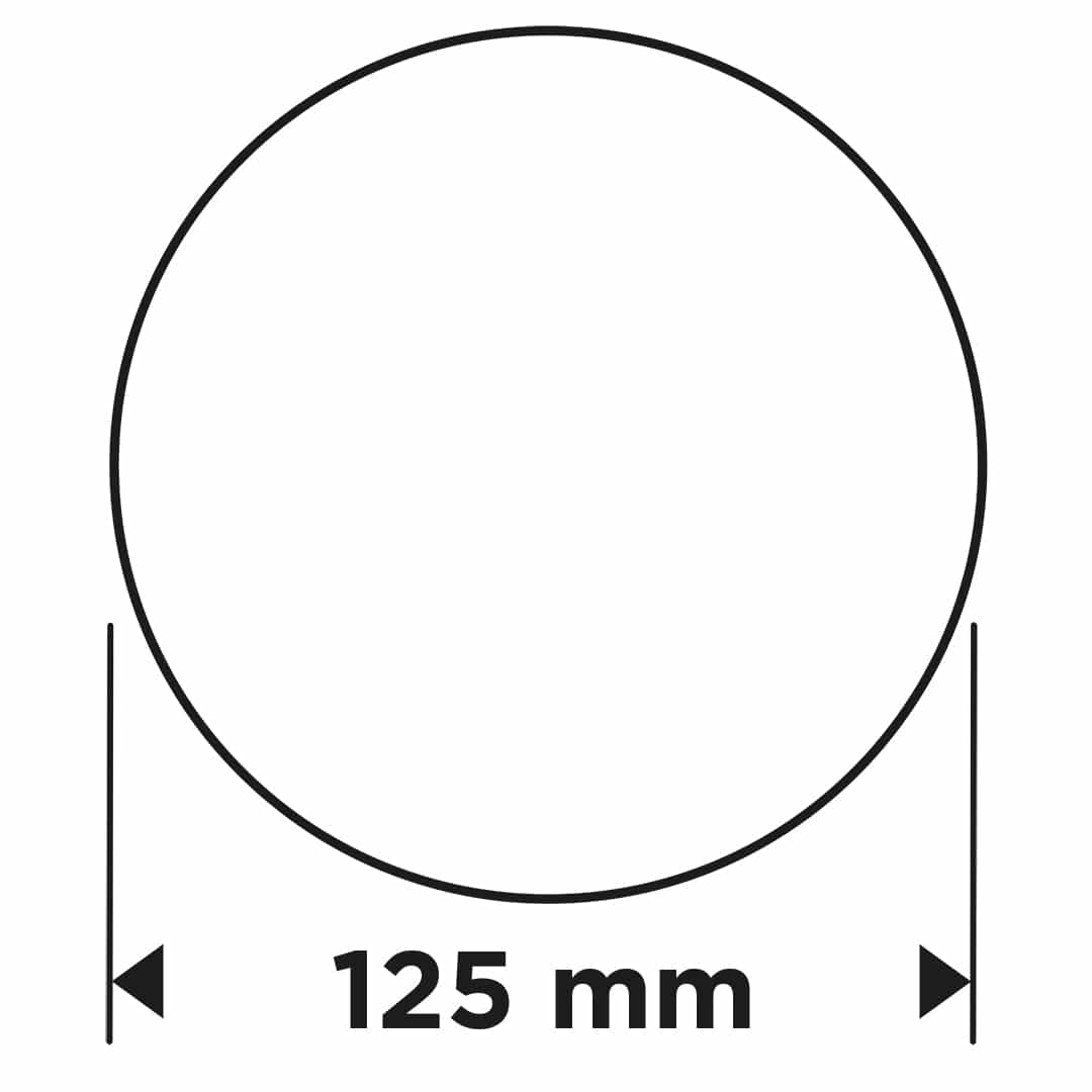 GRAPHITE Abrasive discs with Velcro 125 mm, P80 - 5 pieces for grinding 6