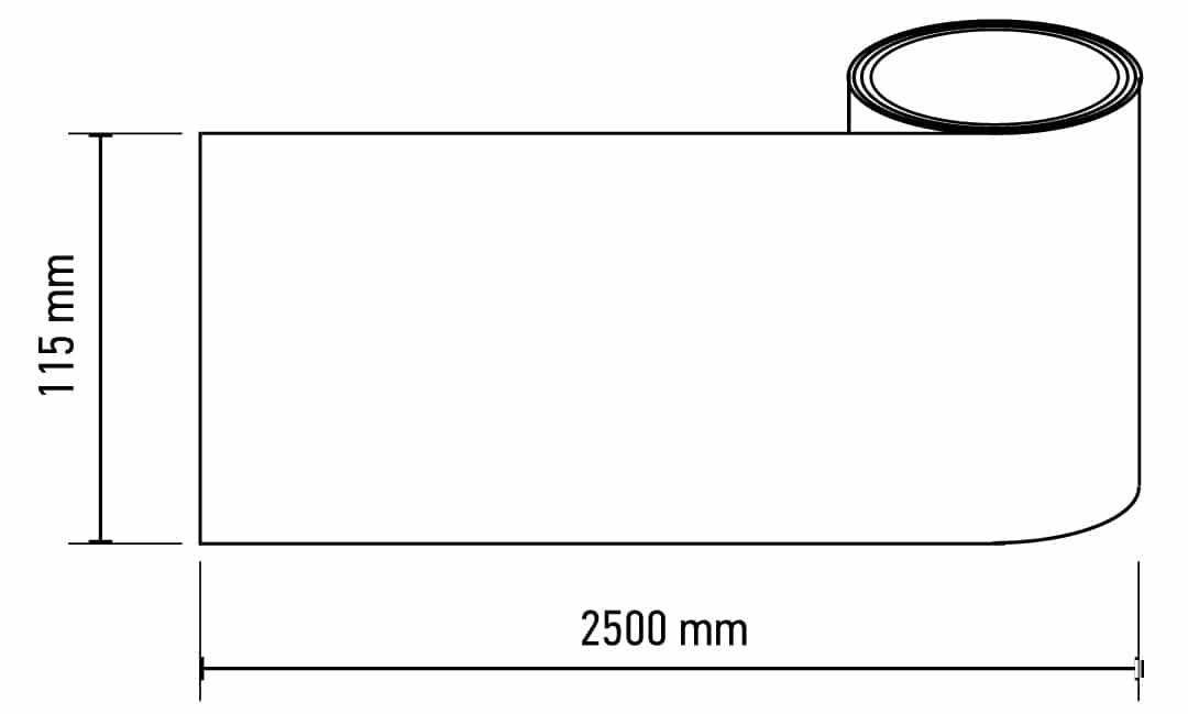 GRAPHITE Abrasive cloth roll 2.5 m x 115 mm, P120 - ideal for the workshop 7