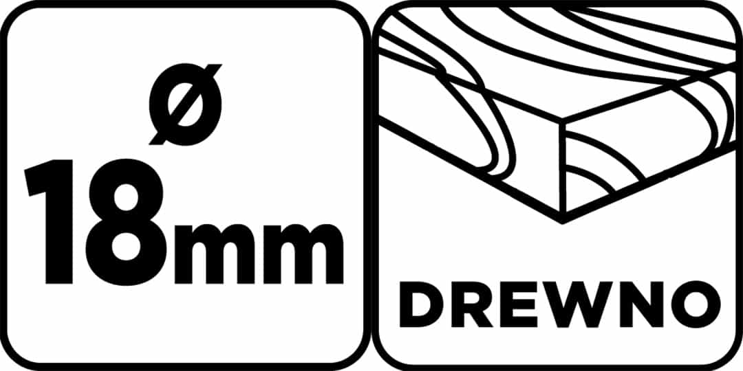 GRAPHITE Wood drill extended 18 x 400 mm - ideal for deep holes 3