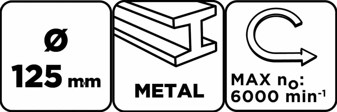 GRAPHITE Wire cup brush - 125 mm for angle grinder 3