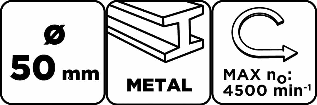 GRAPHITE Wire end brush 50 mm made of brass-plated wire 6