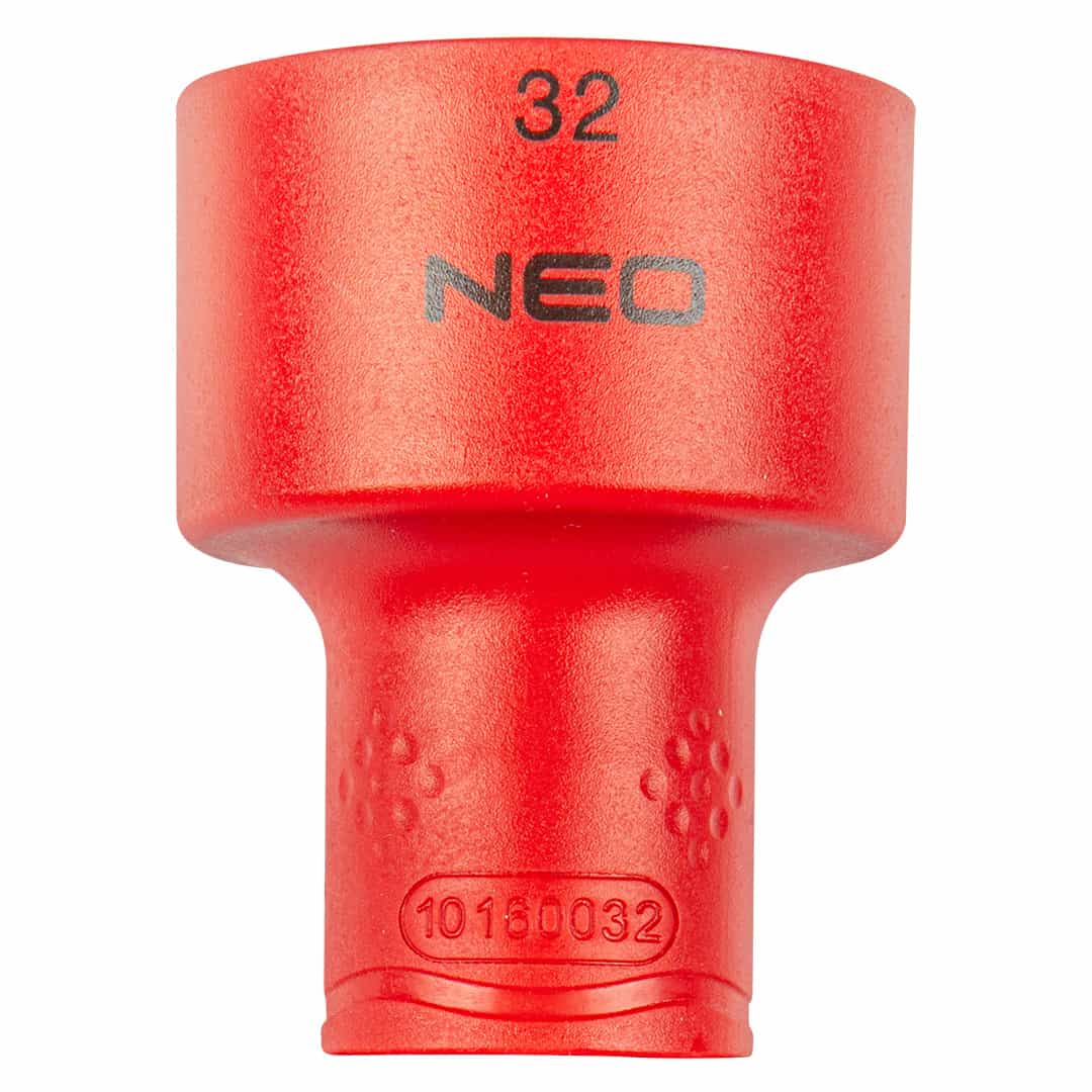 NEO Hex Socket 1/2" 32 mm 1000V - insulated socket for electrical work 8