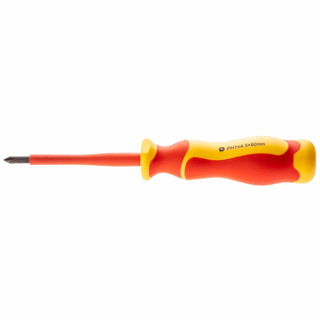 NEO Phillips screwdriver 1000V PH1 x 4.5 x 80 mm - insulated and safe 8