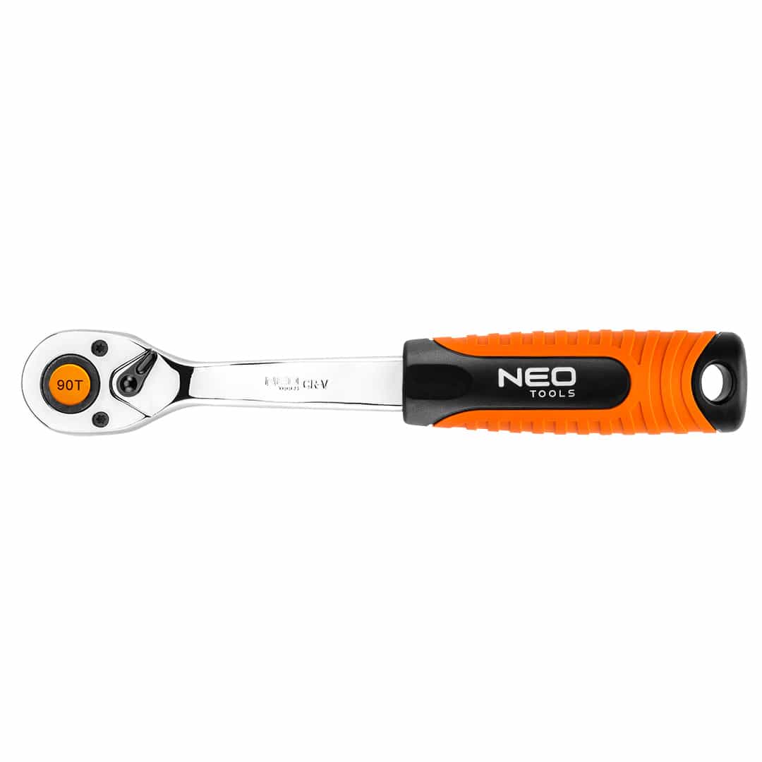 NEO 1/4" Ratchet with 90 teeth - reliable tool in every workshop 7