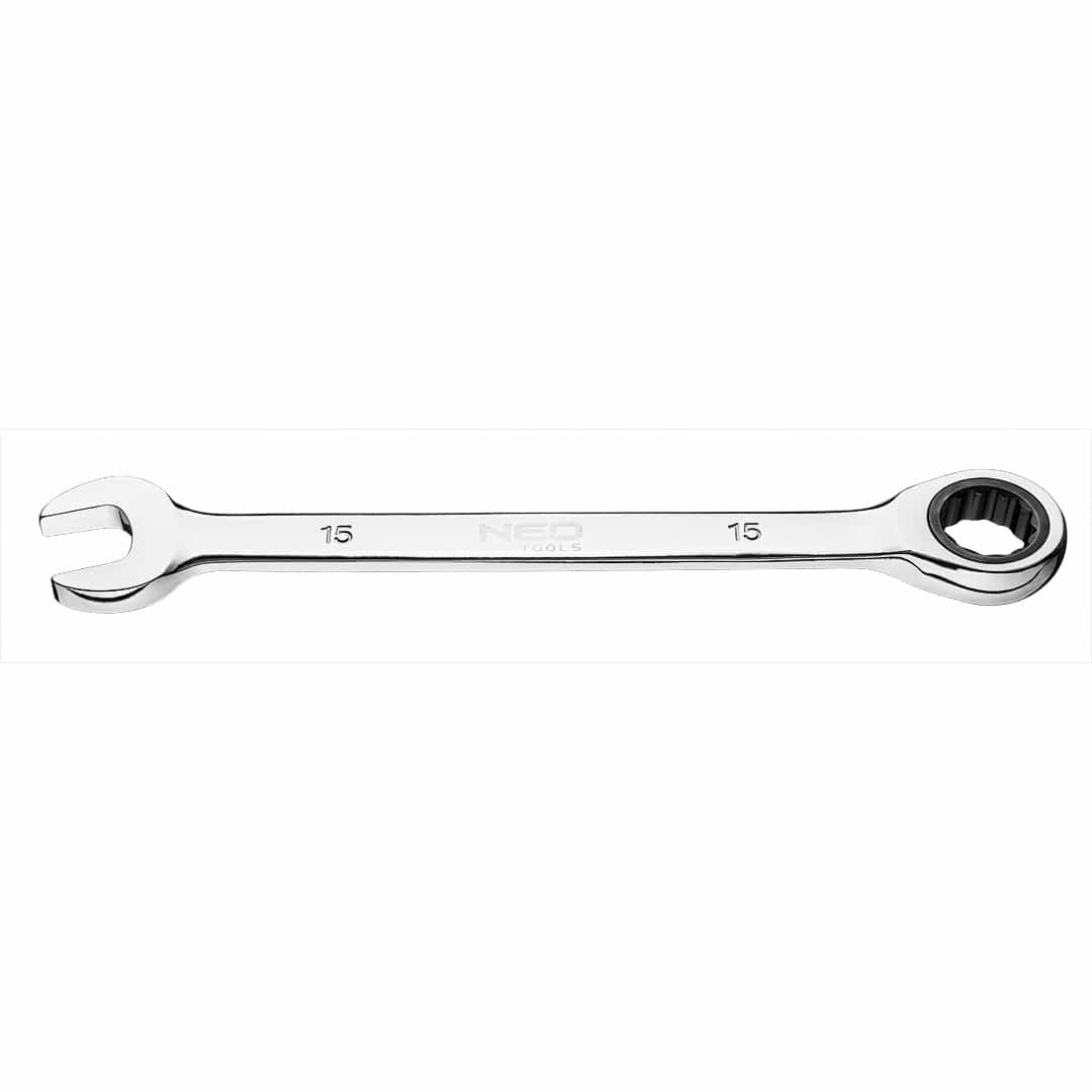 NEO Combination wrench with ratchet 15 mm - reliable in every workshop 8